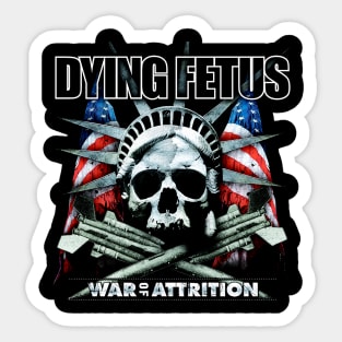 DYING FETUS MERCH VTG Sticker